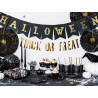 Papilotki na Halloween Trick or Treat - Eat, drink, be scary!, czarne 6szt