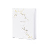 Księga Gości Guest book, 20x24,5cm, biały, 22 kartki