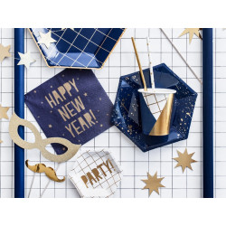 Gadżety do zdjęć Let's Celebrate, mix, złoty (1 op. / 8 szt.)