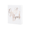 Księga Gości Guest book, 20x24,5cm, biały, 22 kartki