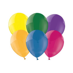 Balony 23cm, Crystal Mix (1 op. / 100 szt.)