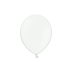 Balony 12" 27cm, Pastel White BIAŁE (1 op. / 100 szt.)