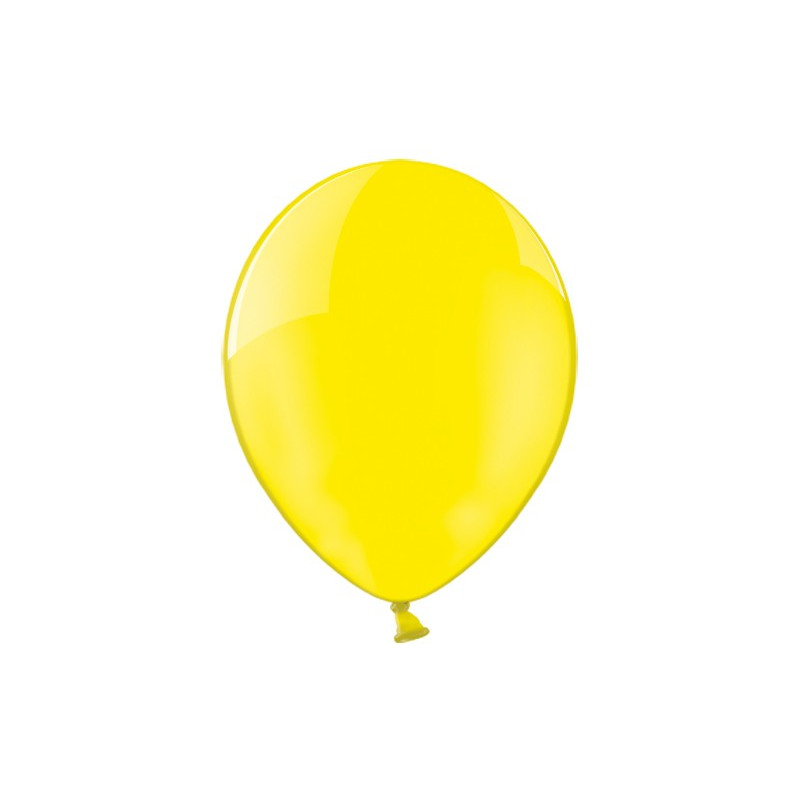 Balony 27cm, Crystal Yellow (1 op. / 100 szt.)