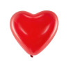 Balony 16'' Serca, Pastel czerwony (1 op. / 100 szt.)