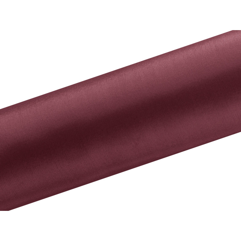Satyna gładka, bordo, 0,16 x 9m (1 szt. / 9 mb.)
