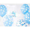 Balony 30cm, Kropki, Pastel Baby Blue (1 op. / 50 szt.)