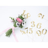 Numery na stół, złoty, 25,5-26,5cm (1 op. / 11 szt.)