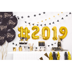 Balon foliowy Cyfra ''2'', 35cm, złoty