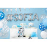Balon foliowy Cyfra ''8'', 35cm, srebrny