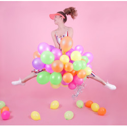 Balony neonowe 25cm, mix (1 op. / 5 szt.)