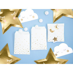 Torebki na słodycze Little Star, 13x14cm (1 op. / 6 szt.)