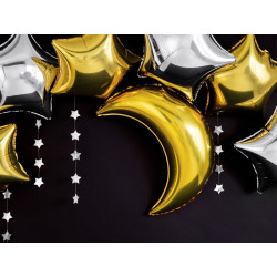 Balon foliowy Księżyc złoty 60cm