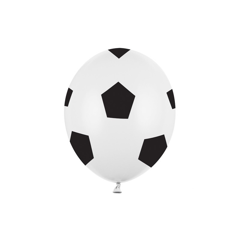 Balony 30 cm, Piłka, Piłkarskie (1 op. / 6 szt.)