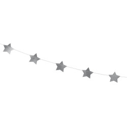 Girlanda srebrne Gwiazdki 3,6m