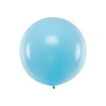 Balon okrągły 1m błękitny XXL - Pastel Light Blue