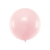 Balon okrągły 1m jasny róż XXL - Pastel Pale Pink