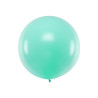 Balon okrągły 1m miętowy XXL , Pastel Light Mint