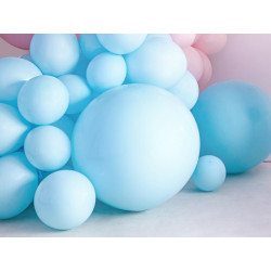 Balon okrągły 60cm błękitny, Pastel Light Blue