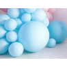 Balon okrągły 60cm błękitny, Pastel Light Blue