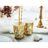 Kubeczki urodzinowe 50 birthday złote 220ml 6szt