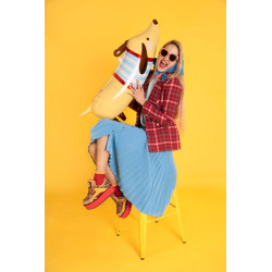 Balon foliowy Jamnik, 96x58 cm, mix