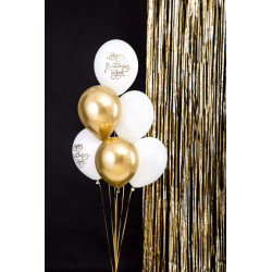 Balony 30cm, Happy Birthday To You, mix (1 op. / 6 szt.)