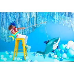Balon foliowy Rekin, 102x62 cm, mix