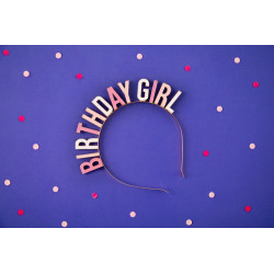 Opaska Birthday Girl, mix