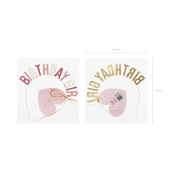 Opaska Birthday Girl, mix