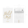 Topper drewniany Wild One, 22cm