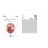 Balon okrągły Glossy Kula 60cm, różowe złoto lateksowy gumowy