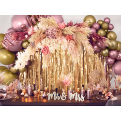 Balon okrągły Glossy Kula 60cm, różowe złoto lateksowy gumowy