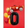 Balon foliowy Cyfra ''0'', 86cm, czarny