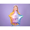 Balon foliowy gwiazdka Sto Lat! 40cm NA URODZINY ombre