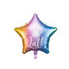 Balon foliowy gwiazdka Sto Lat! 40cm NA URODZINY ombre