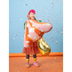 Balon foliowy Grzybek, 66x75cm, mix