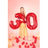 Balon foliowy Cyfra ''2'', 86cm, czerwony