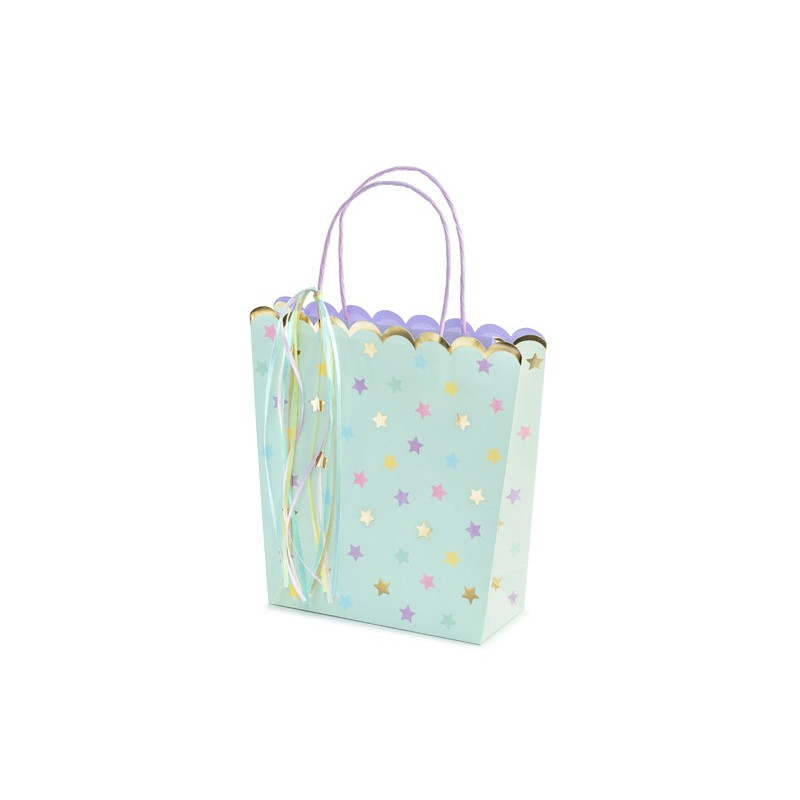 Torebki na prezenty Gwiazdki, mix, 22x23x8cm