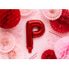Balon foliowy Litera ''P'', 35cm, czerwony