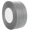 Tasiemka Brokatowa 38mm Srebrna