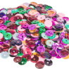 Cekiny łamane 8mm mix kolorów 12g - ponad 500szt
