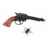 Pistolet Rewolwer Kowboja Szeryfa czarny