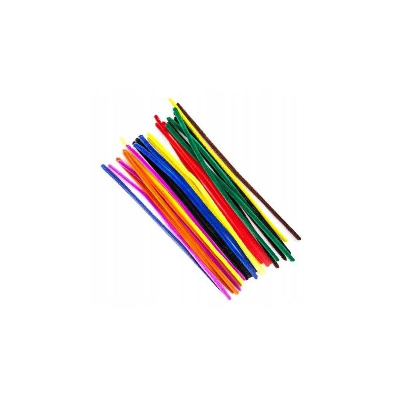 Druciki kreatywne kolorowe 30cm 25 szt