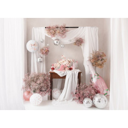 Balon foliowy Bride to be 45cm, biały