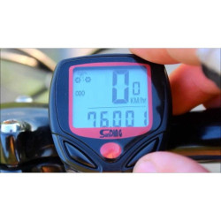 Wodoodporny licznik rowerowy LCD 15 funkcji