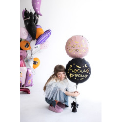 Balon foliowy na Halloween Różowy Hocus Pocus 45cm