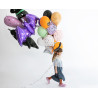 Balon foliowy Nietoperz fioletowy opalizujący 119,5x51cm na Halloween