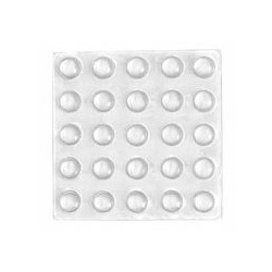 Odbojnik silikonowy samoprzylepny 8mm 25szt