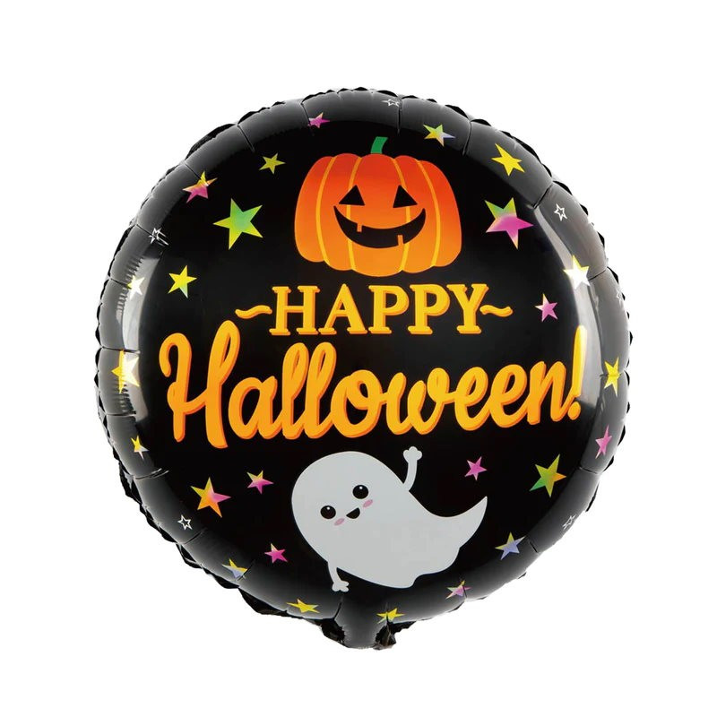 Balon foliowy Happy Halloween dynia duszek 45cm