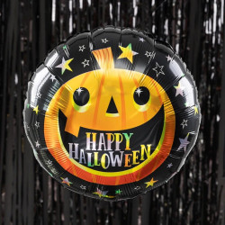 Balon foliowy Happy Halloween dynia duszek 45cm